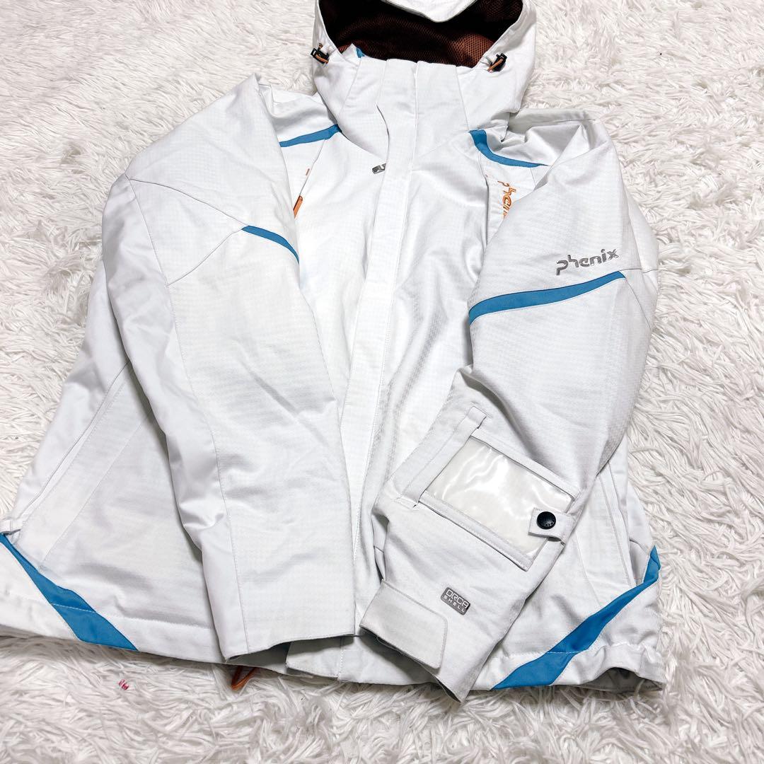 PHENIX スキーウェア 上下セット メンズ Lサイズ ホワイト×ブラック