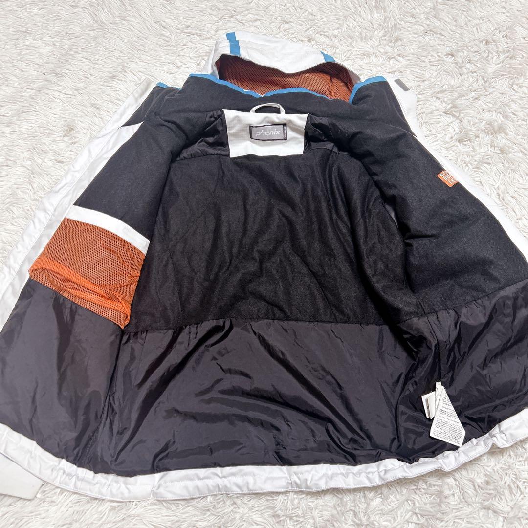 PHENIX スキーウェア 上下セット メンズ Lサイズ ホワイト×ブラック