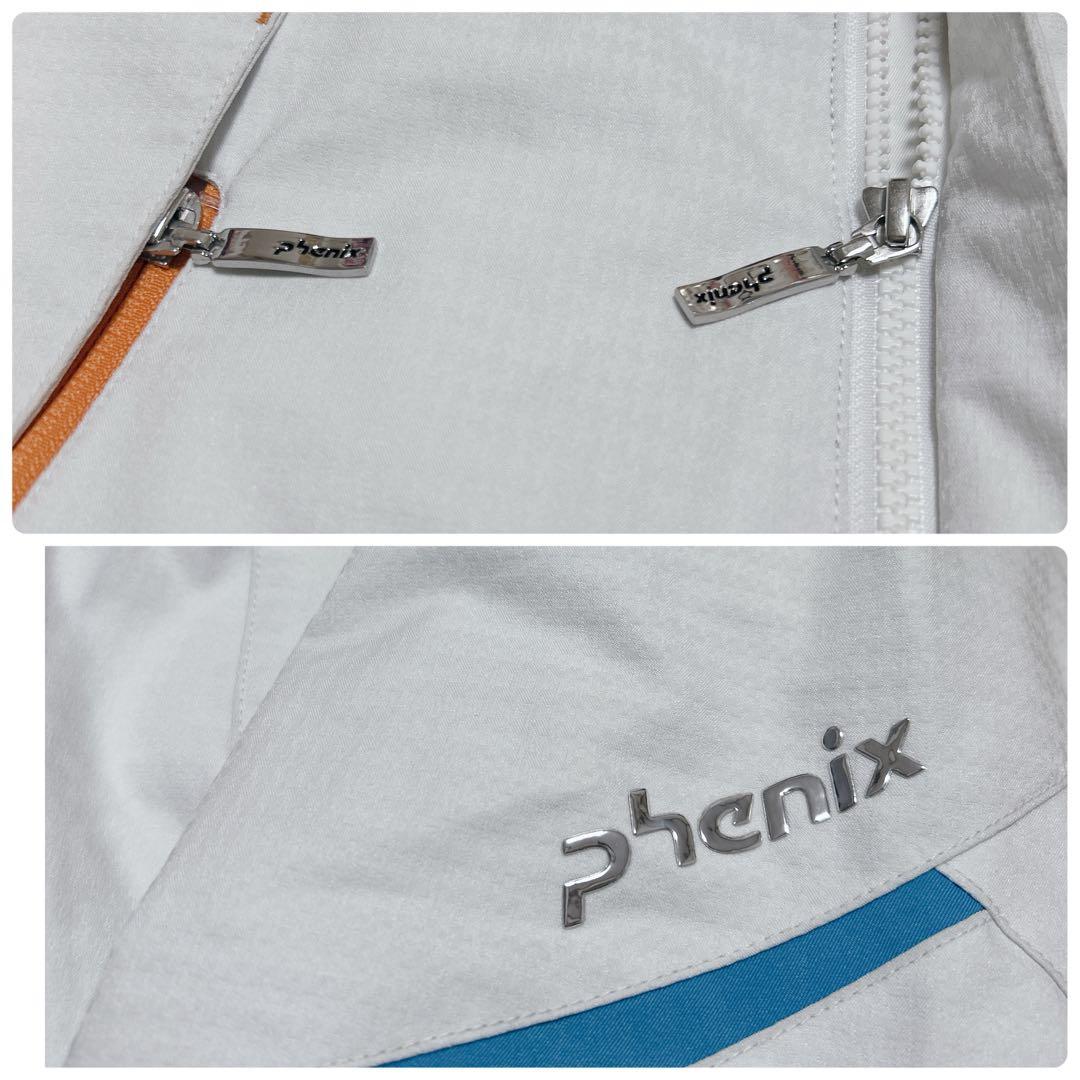 PHENIX スキーウェア 上下セット メンズ Lサイズ ホワイト×ブラック