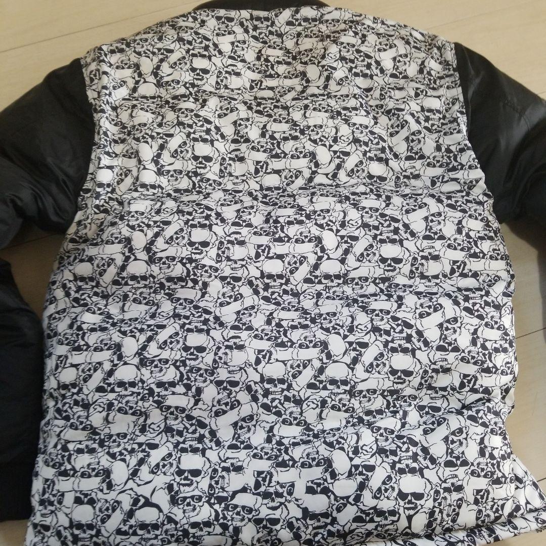 チャレンジャー　ジャケット　スカル ナイロン　Lサイズ