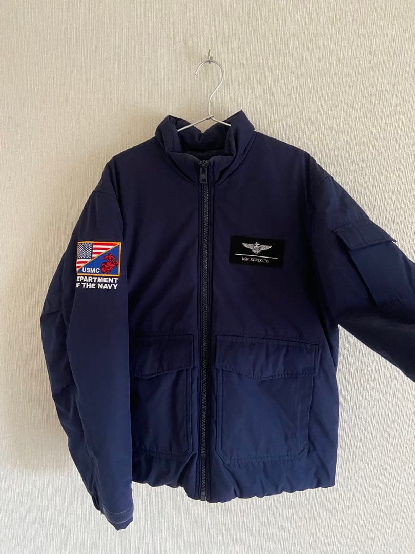 AVIREX USMC ジャケット XL ネイビー