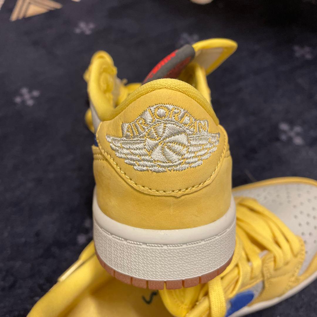 トラヴィススコット × ナイキ PS エアジョーダン1 ロー OG カナリー