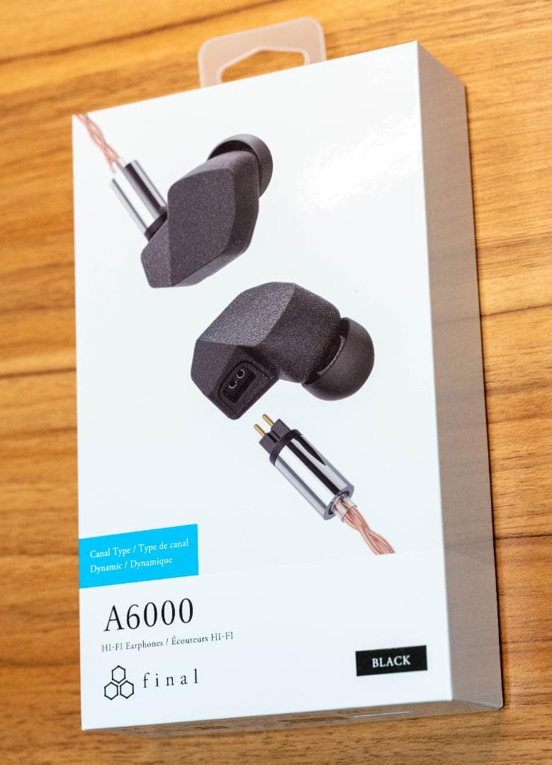 Final A6000 ブラック カナル型イヤフォン 極美品 最終価格