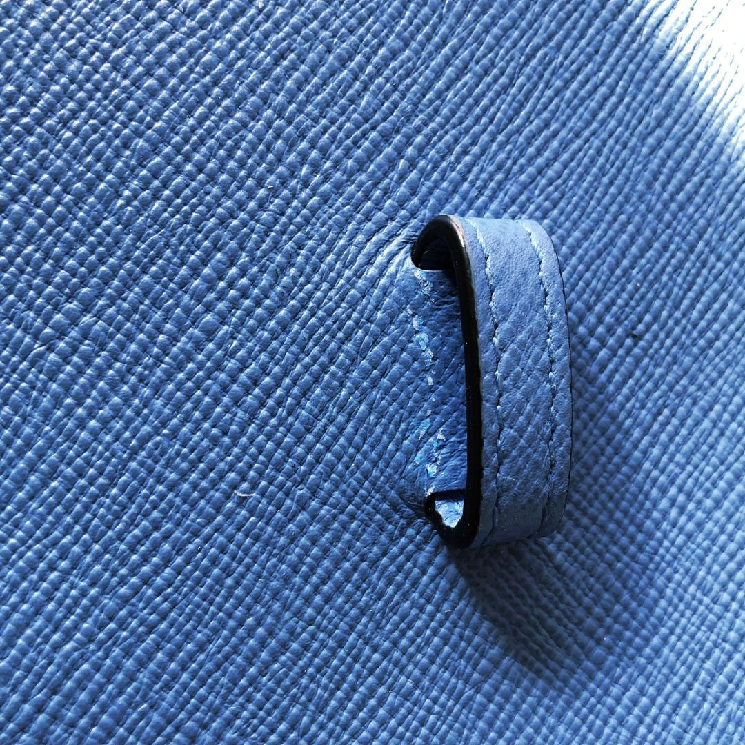 Smythson PanamaレザーA5三つ折りノートホルダー