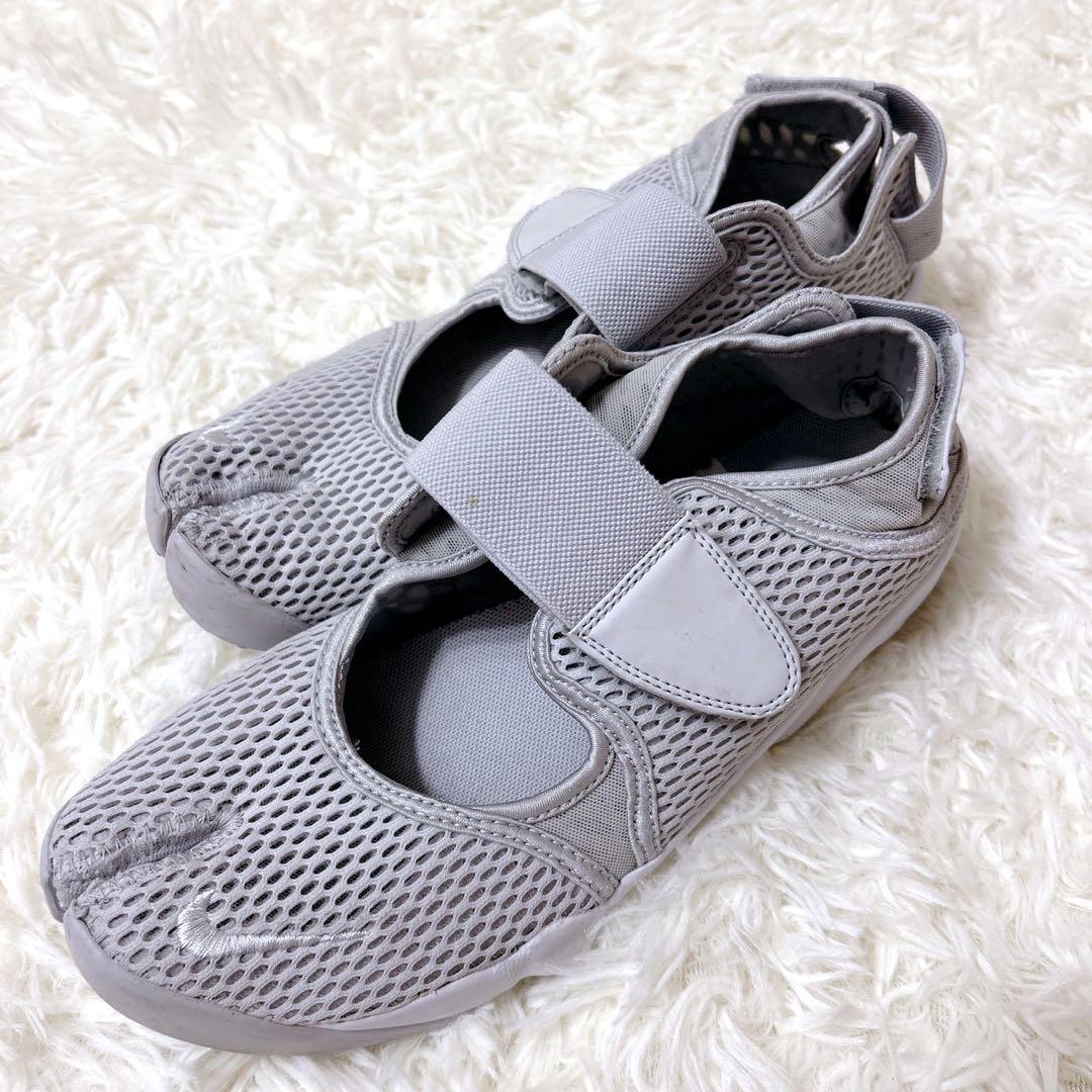 ✨美品✨ナイキ エアリフト ブリーズグレー メッシュ サンダル 足袋 27.0