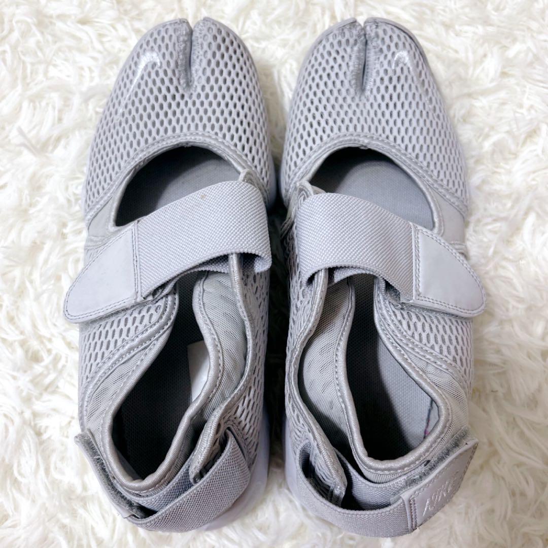 ✨美品✨ナイキ エアリフト ブリーズグレー メッシュ サンダル 足袋 27.0