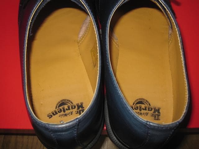 靴 Dr.Martens 1461 3 HOLE SHOE NAVY UK10