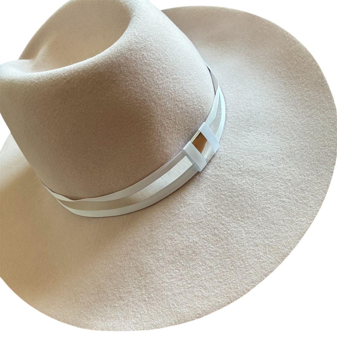 MAISON MICHEL メゾンミシェル フェルトハット M 薄ピンク　新品