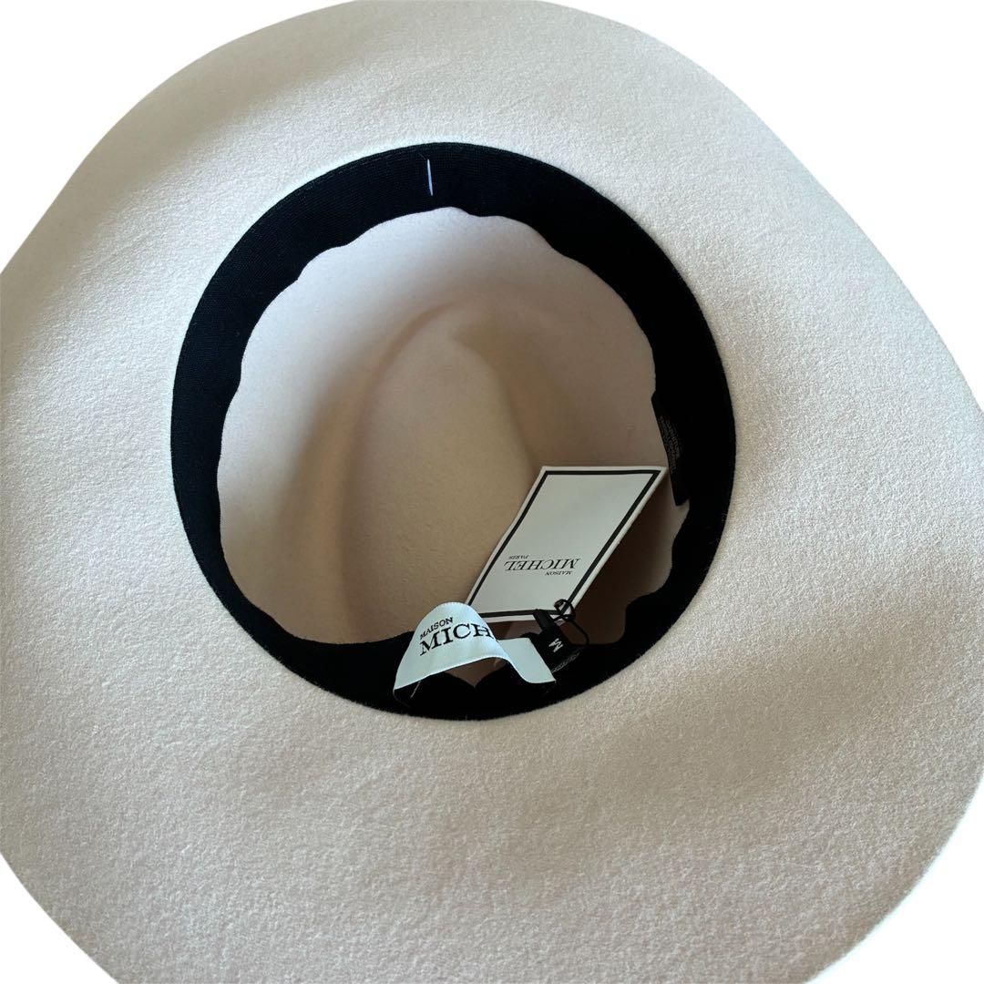 MAISON MICHEL メゾンミシェル フェルトハット M 薄ピンク　新品