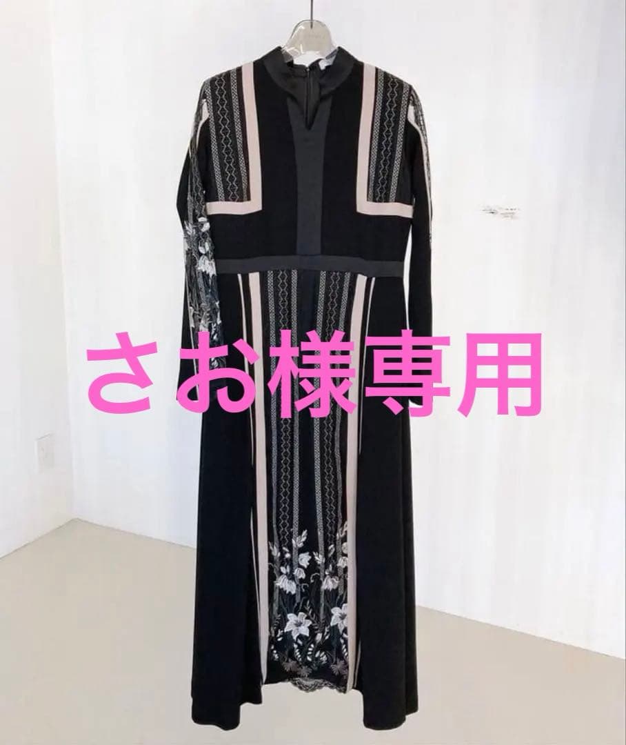 ミューラル MURRAL FRAMED FLOWER DRESS