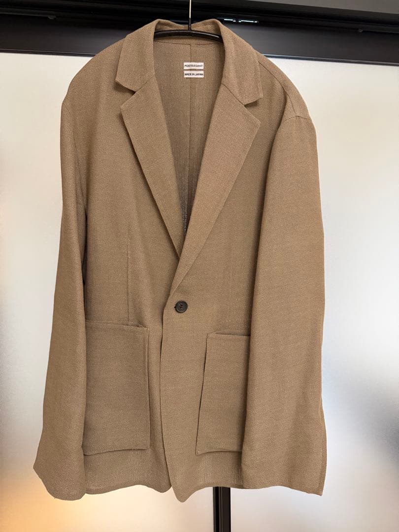 POSTELEGANT ポステレガント 和紙 ウール リバー ジャケット