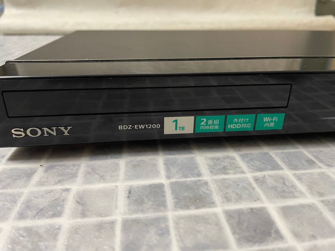 Sony BDZ-EW1200 ブルーレイレコーダー 動作品