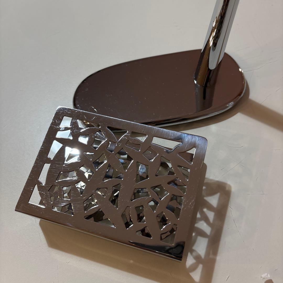 アレッシィ　ステンレス製　バナナ掛けとナプキンホルダー2点セット