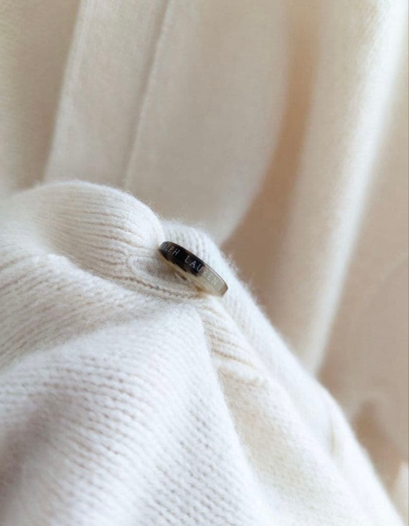 Polo Ralph Lauren クリーム色カーディガン　現行タグモデル　美品