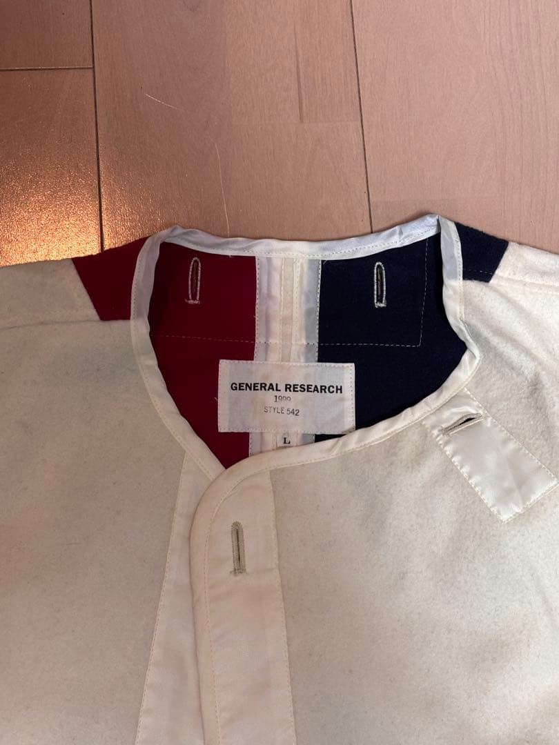 GENERAL RESEARCH モッズコート L ブラック/ホワイト