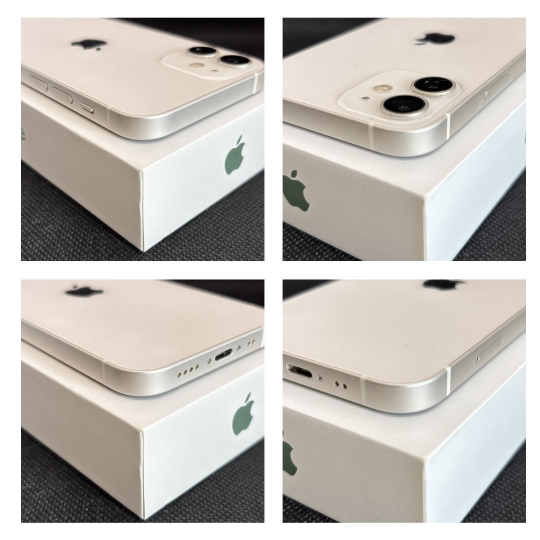 iPhone 12 mini ホワイト 64GB 新品バッテリー　液晶漏れ有り