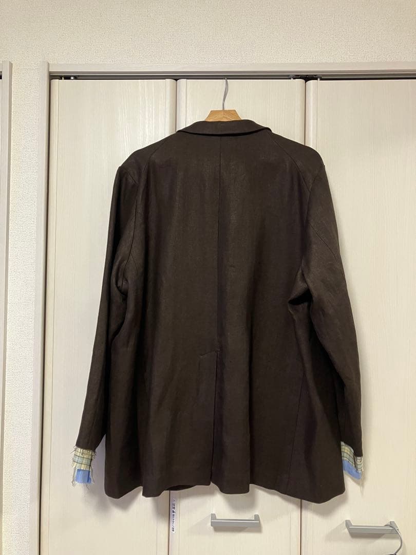 ancellm アンセルム レイヤードテイラードジャケット）　ブラウン 2 新品