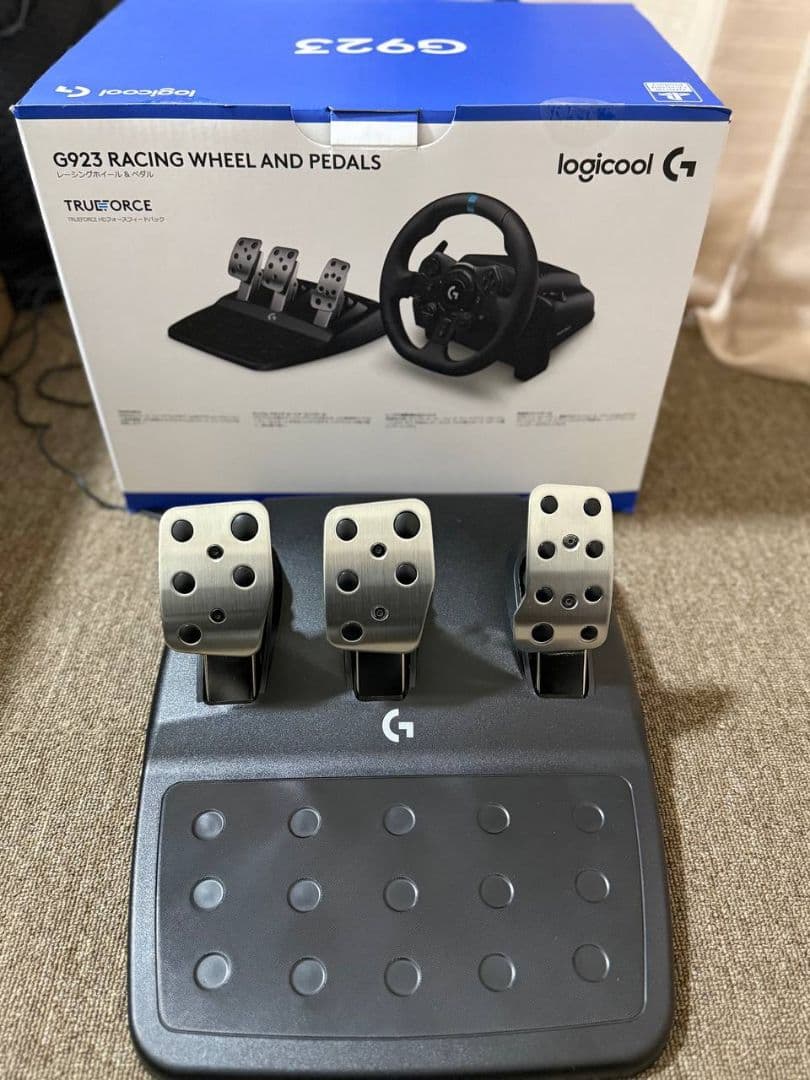 Logicool G923＋Driving Forceシフター＋モッド付