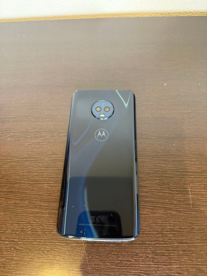 【値下げしました！】motorola motog6 ブラック 本体 充電器付き