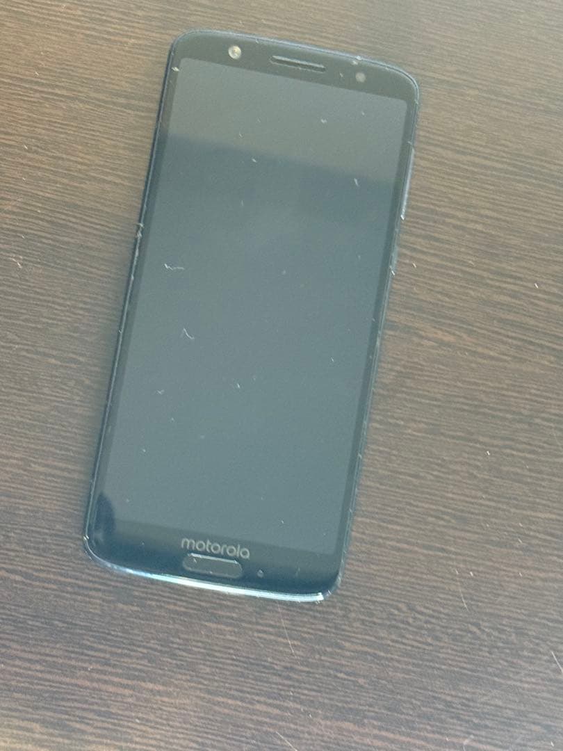 【値下げしました！】motorola motog6 ブラック 本体 充電器付き