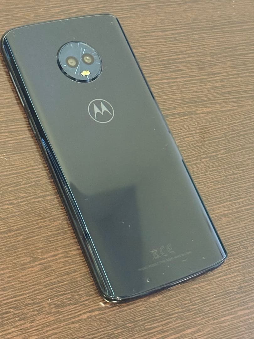 【値下げしました！】motorola motog6 ブラック 本体 充電器付き