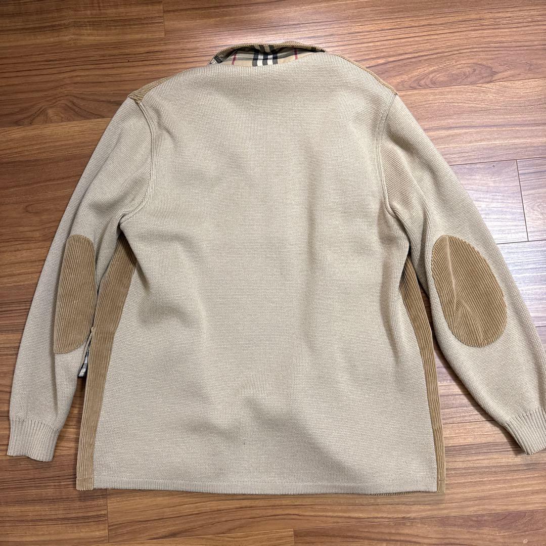 BURBERRY LONDON スペイン製コーデュロイニットジャケット