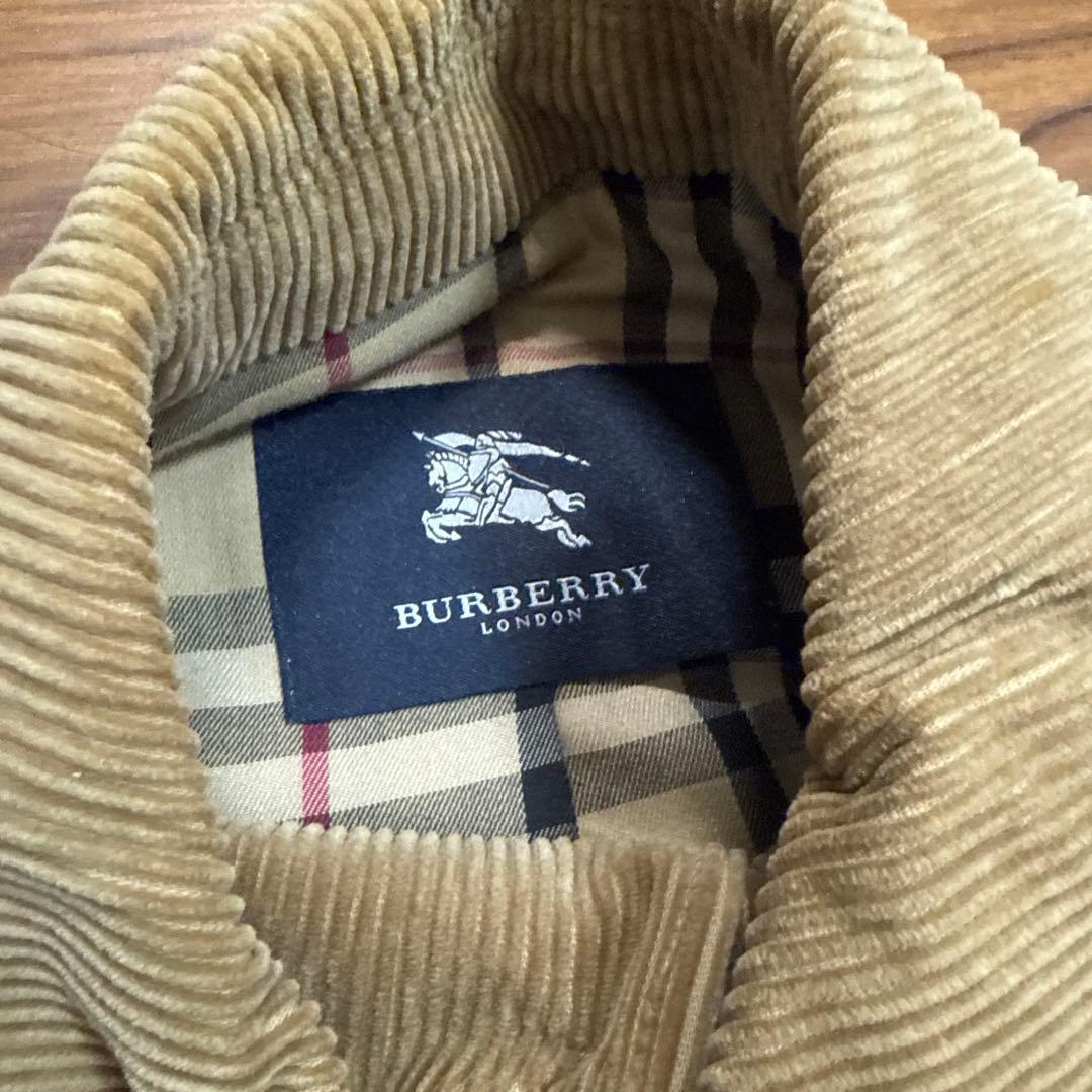 BURBERRY LONDON スペイン製コーデュロイニットジャケット