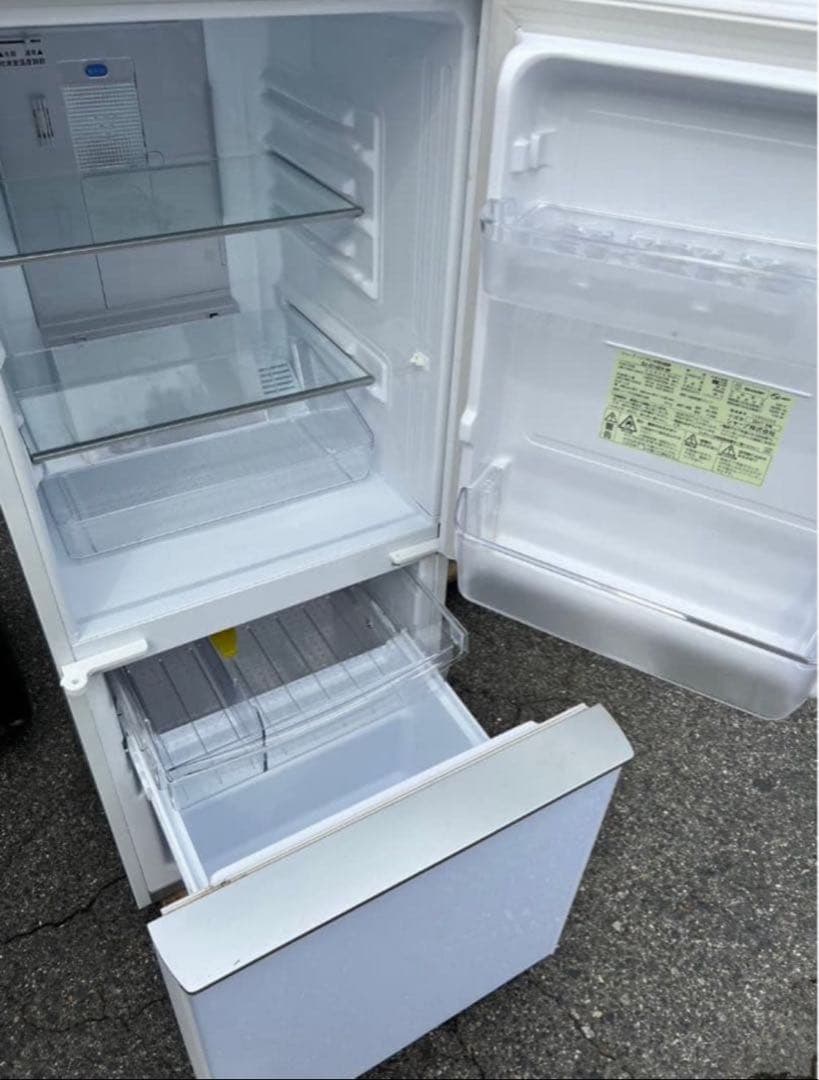 2017年式 137L シャープ冷蔵庫 SJ-G14E4-W