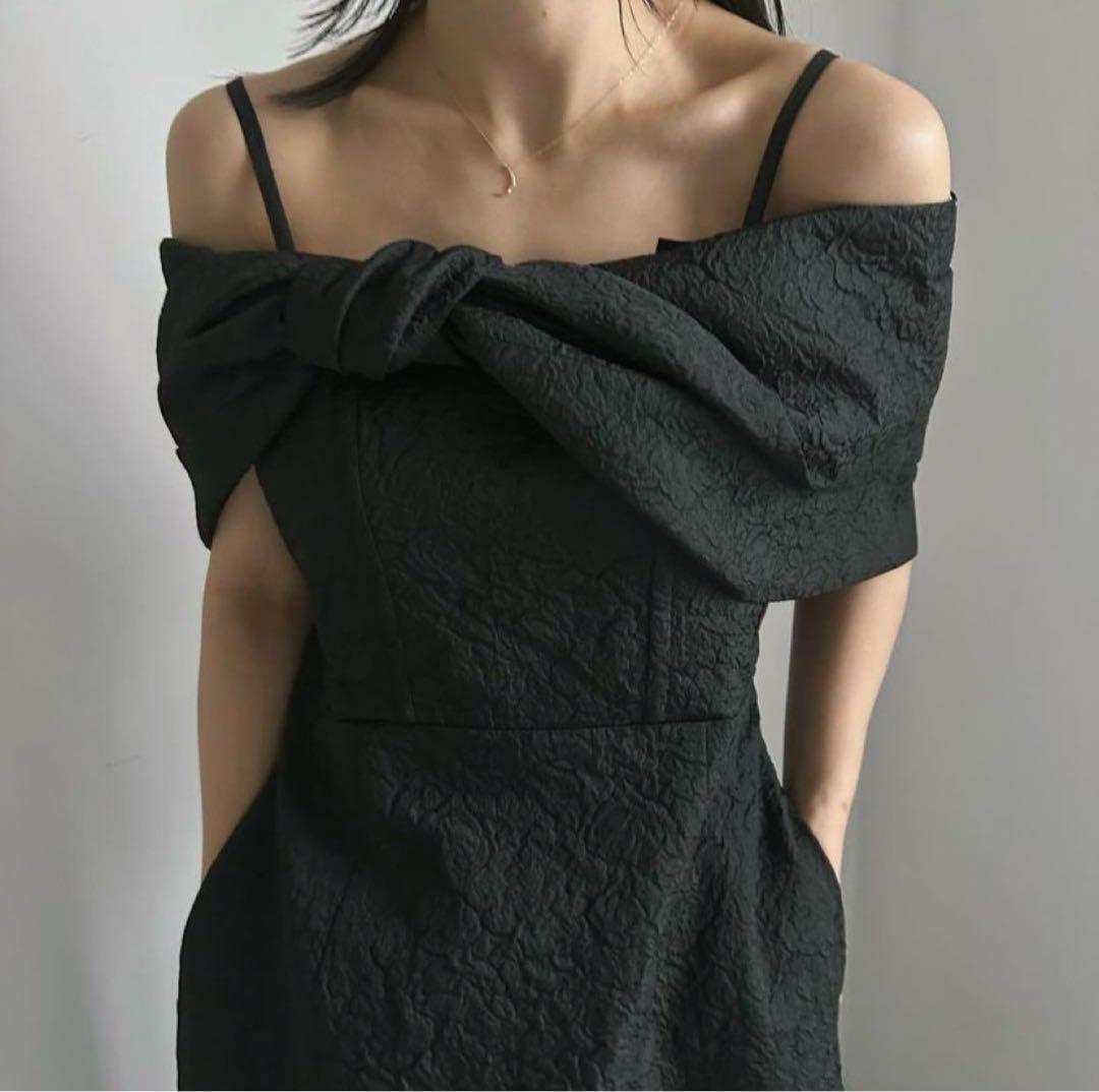 スーツ・フォーマル・ドレス Ameri VINTAGE 2WAY RIBBON BOLERO DRESS