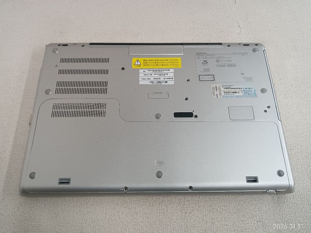 ⊇ SONY VAIO PCG-41414N 8GB ストレージ無