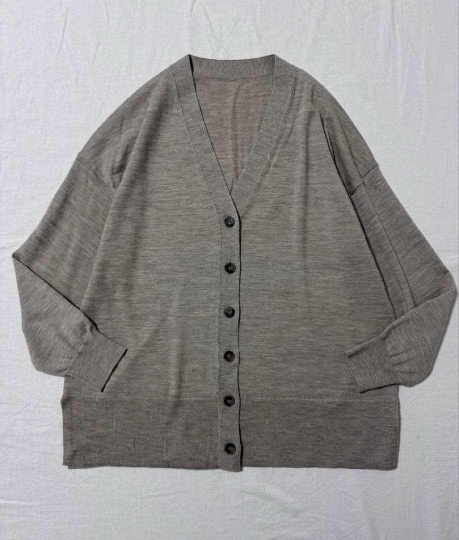 Spick & Span 18G Vネックカーディガン