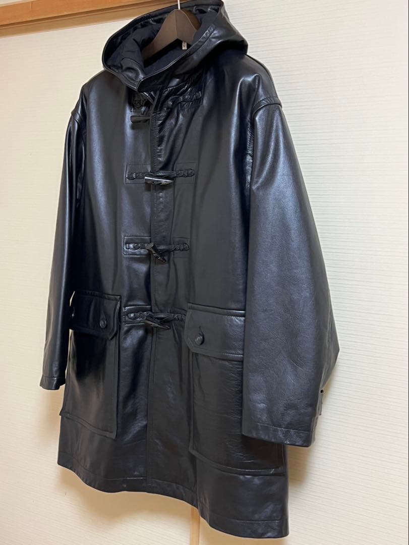 希少品/CCU/ARIOレザーダッフルコート/サイズ1