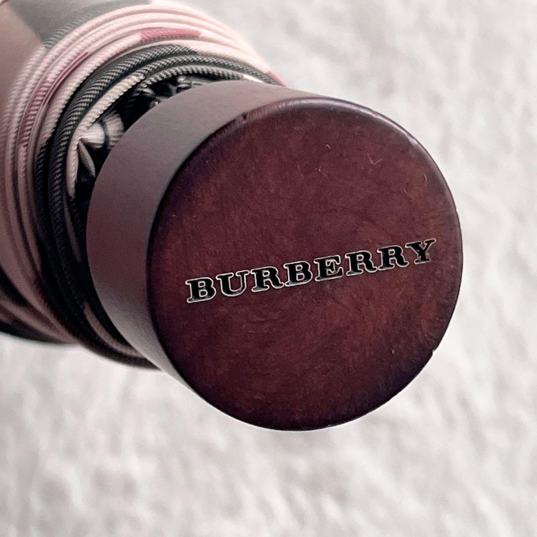 極美品✨バーバリー 折り畳み傘 ノバチェック メガチェック 軽量　旅行