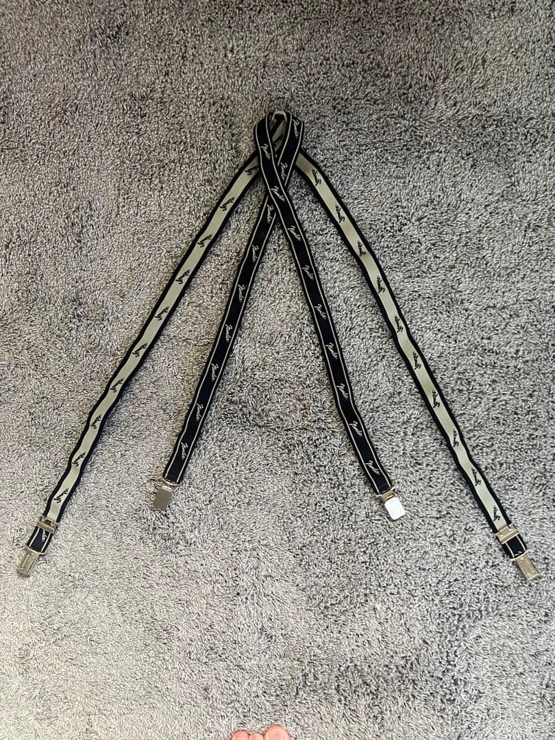 Number nine ナンバーナイン　フェンダー柄サスペンダー