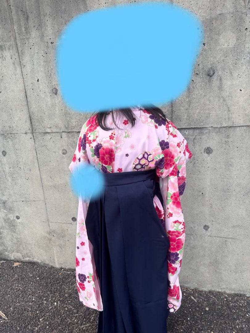 arisana 花柄ピンク着物 袴　150サイズ