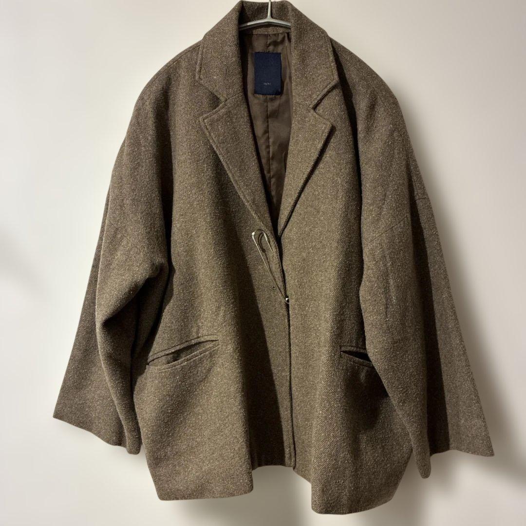 美品！ichi ウール混ピンジャケット