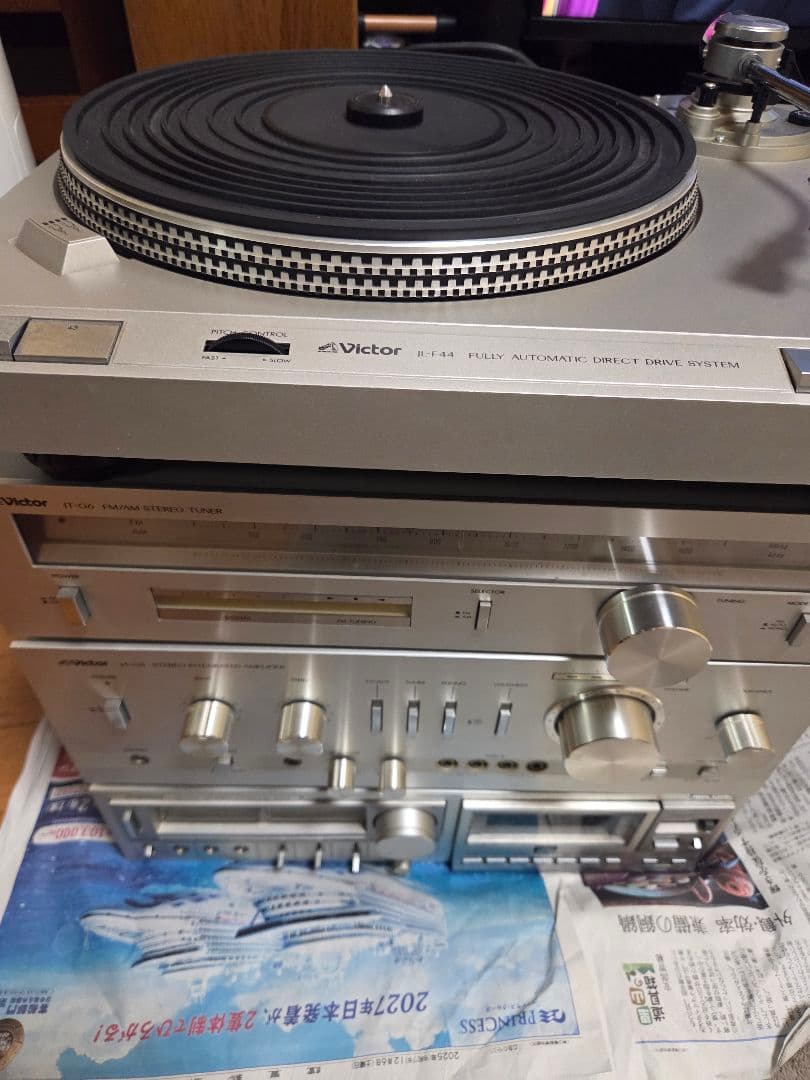 Victor製品 レコード、チューナー、アンプ、カセット4品セット