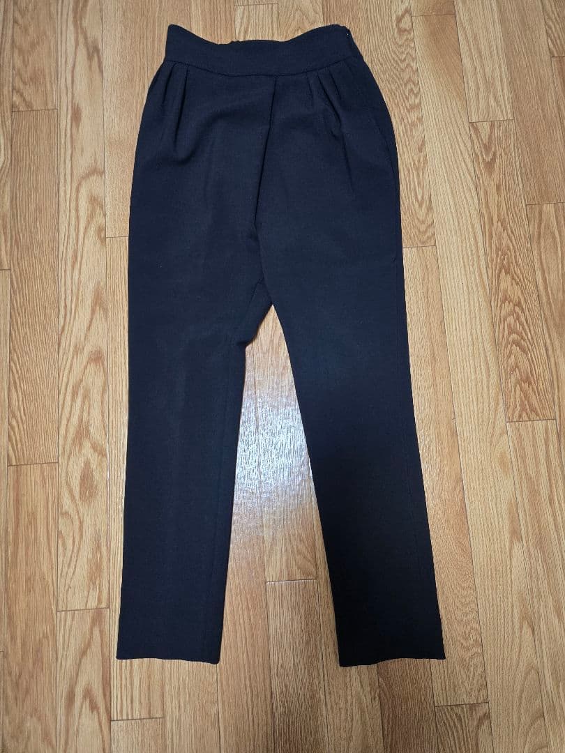 YOKO CHAN ハイウエスト ラップパンツ ブラック 36