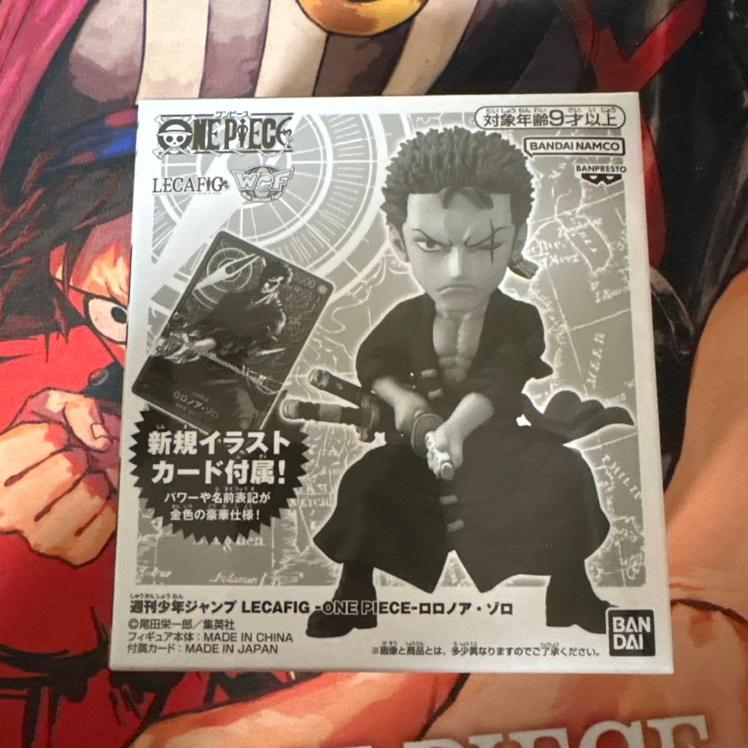 未開封品 LECAFIG ONE PIECE ロロノア・ゾロ(カード入)