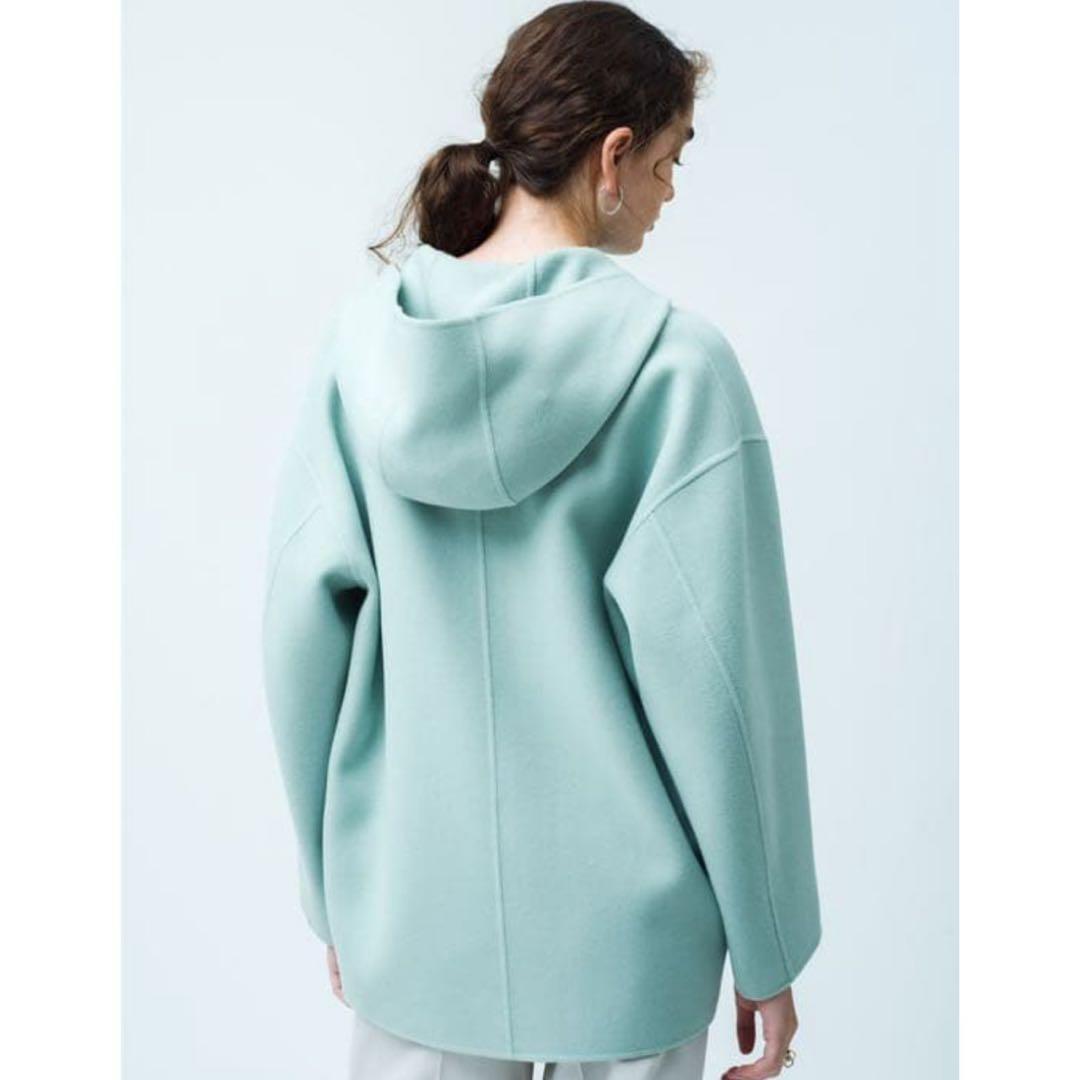 美品 Ron Herman ロンハーマン フーデッドコート ウール ミント XS