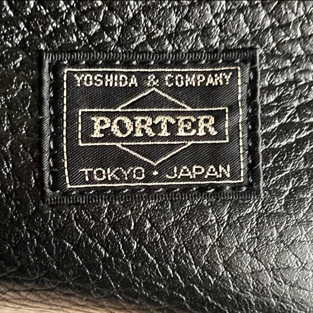 【美品 希少】PORTER × 5525gallery レザー ボストンバッグ