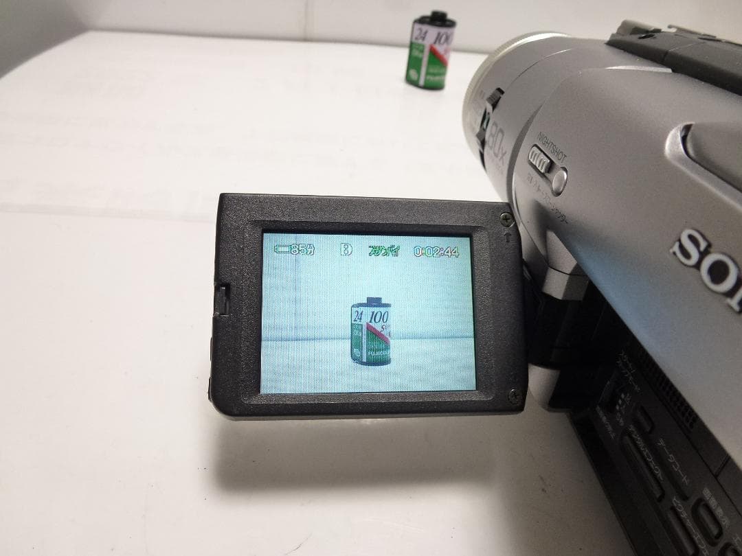 希少　動作品　SONY ソニービデオカメラ　 DCR-TRV735　8mmテープ