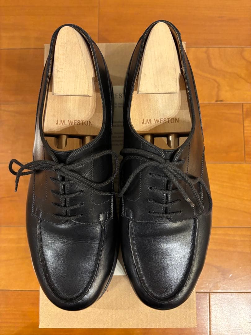 J.M. WESTON Golf ゴルフ 641 6D BLACK ウエストン