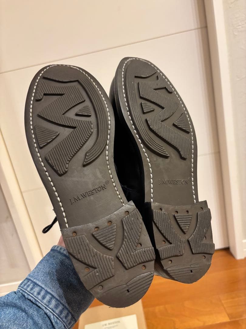 J.M. WESTON Golf ゴルフ 641 6D BLACK ウエストン