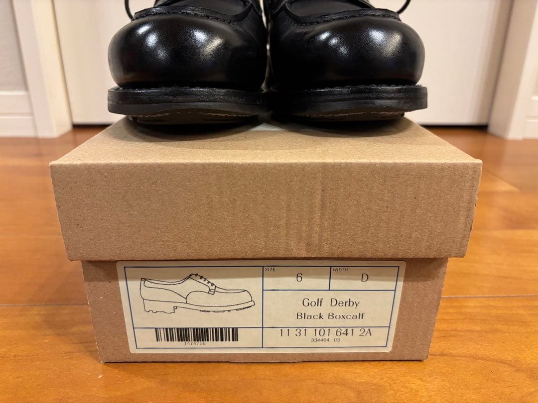 J.M. WESTON Golf ゴルフ 641 6D BLACK ウエストン