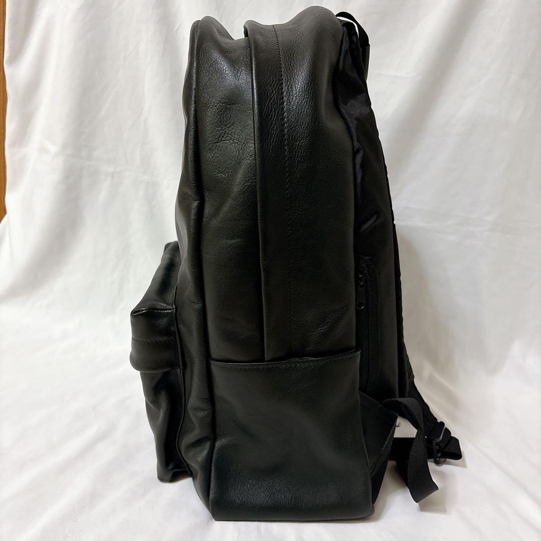 【希少】ユナイテッドアローズ ファンクショナル レザー リュック ブラック A4