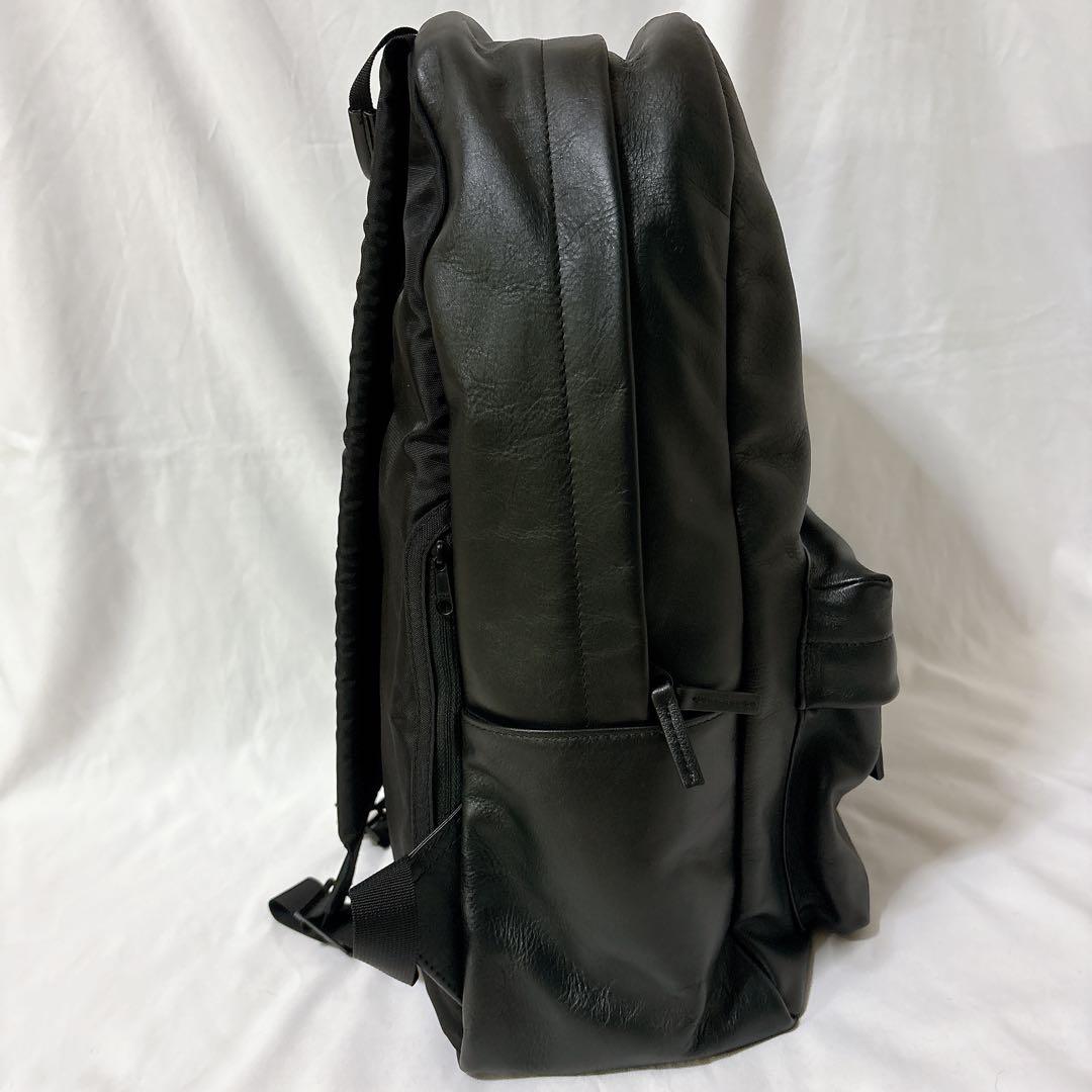 【希少】ユナイテッドアローズ ファンクショナル レザー リュック ブラック A4