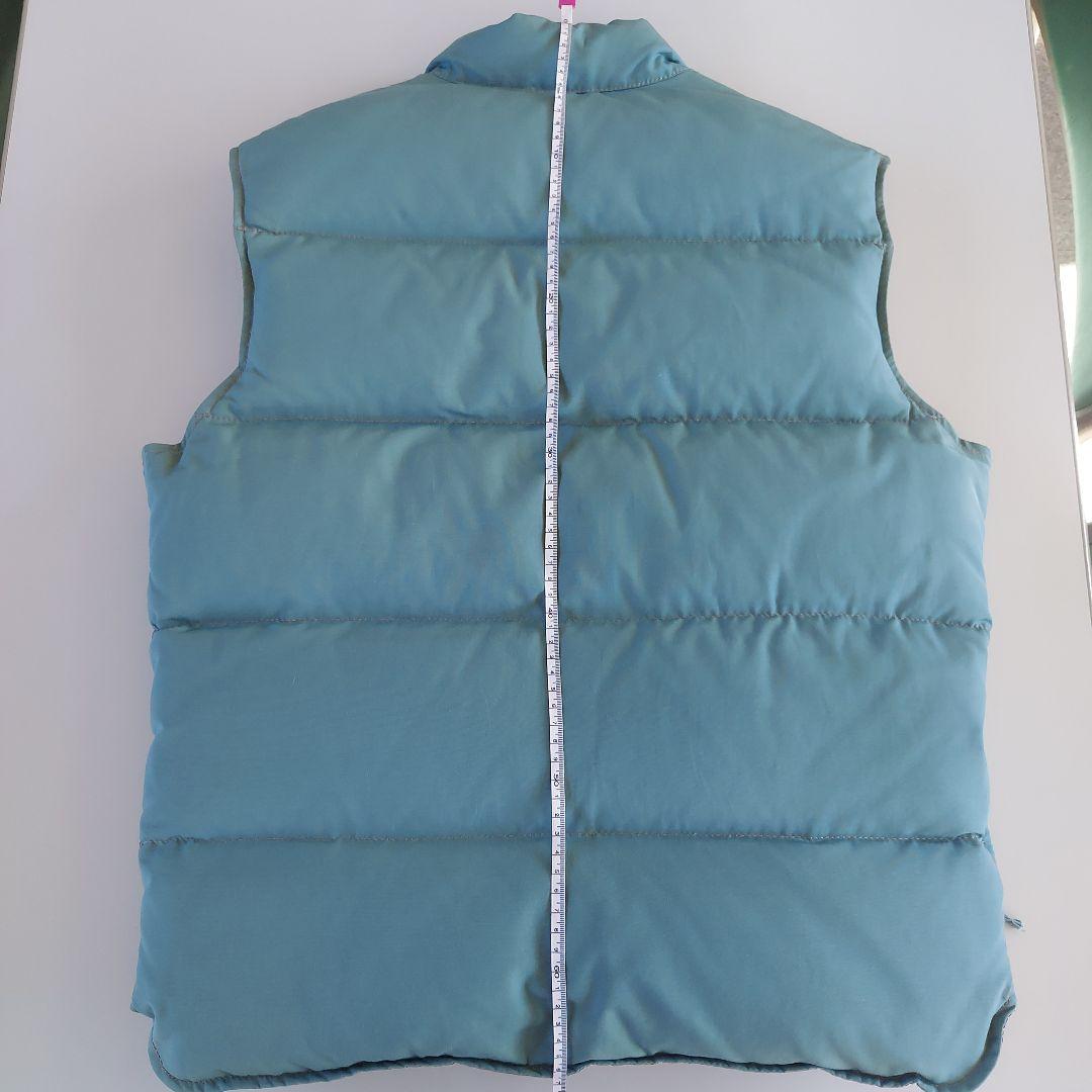 TOYS McCOY 水色 ダウンベスト パッチ付き