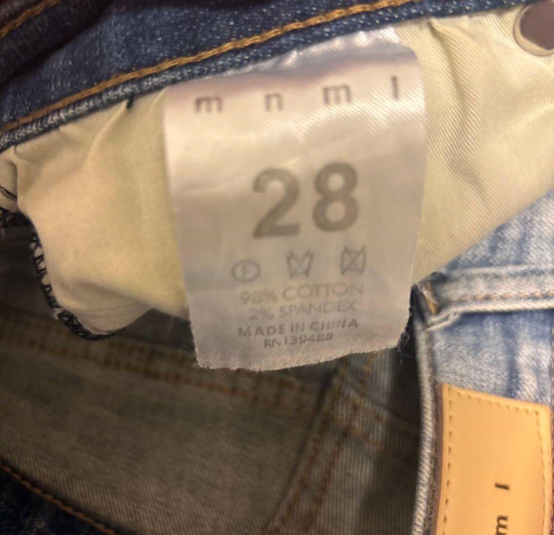 ミニマル‼️ダメージデニム スキニーフィッ