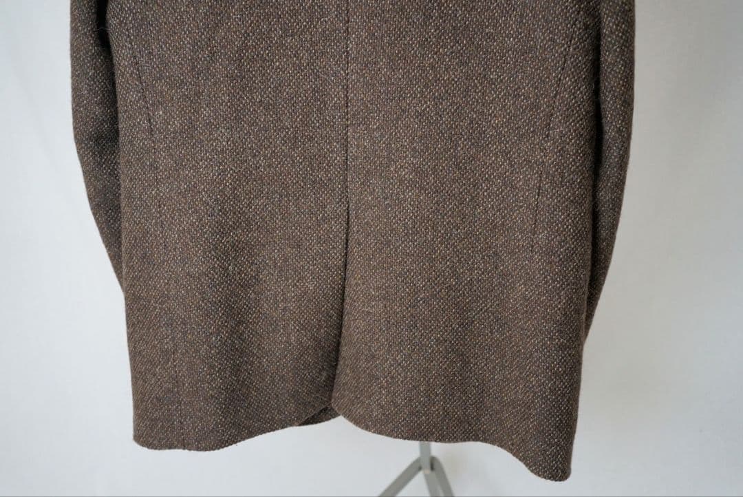 ゆ*送様 LAMA SHETLAND WOOL TWEED OVER JACKE